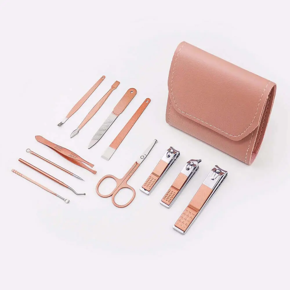 12-In-1-Nail-Clippers-Beauty-Tool-Portable-Set-In-Pink-Leather-Bag-03.webp