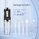 Water-Flosser-Cordless-Teeth-Cleaner Water Dental Flosser with 3 Modes 4 Jets Rechargeable IPX7 Waterproof for Travel Home Braces
