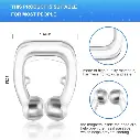 Masterplug Anti Snoring Devices Silicone Magnetic Anti Snoring Nose Clip, Snore Stopper With Adjustable Magnet, Snoring Solution Nasal To Relieve Snore, Stop Snoring For Men And Women