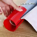 Portable Silicone Paper Cutter - Easy-to-Use, Battery-Free Gift Wrapping Trimmer, Ideal for Crafts and Handicrafts, Durable Manual Packaging Slicer with Smooth Matte Finish, Gift Wrapping Tool | Modern Design | Batteryfree Device