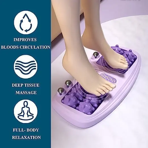 Roller Manual Foot Massager Body Stress Buster & Accupressure Point Device Relaxation Health Care Product Foot Massager and Legs Pain Relief Massager(1pcs multicolor)