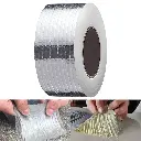 Leakage Repair Waterproof Aluminium Rubber Tape, Hot & Cold Temperature Aluminium Foil Tape, Perfect for Sealing Water Leakage
