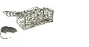 Rat/Mouse/Rodent Trap Cage Rustic Copper (Chain Trap)