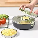 Vegetable Slicer - Onion Food Slicer Cutter Chopper,Kitchen Vegetable Slicer Dicer Cutter, Multifunctional Kitchen Gadgets for Onion, Cucumber, Potatoes Buniq 