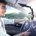 Sun Visor Phone Holder,360° Rotatable Rearview Phone Holder, Cell Phone Holder for Car Sun Visor Perfectly for iPhone, Samsung & Other Cellphone, Car Accessories 