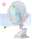 New Latest Portable mini desk table Electric clip fan | White | Pack of 1