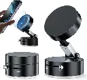  Magnetic Mobile Holder for Car, Phone Holder for Winshield and Dashboard with 360 Degree Rotaiton Car Phone Mount & Adjustable Foldable Strong Magnet Mount for All Smartphones