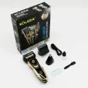 Original KOLEDA RF-6034 Professional Men Grooming Rechargeable 3 in 1 Shave Trimmer Hair Clippers