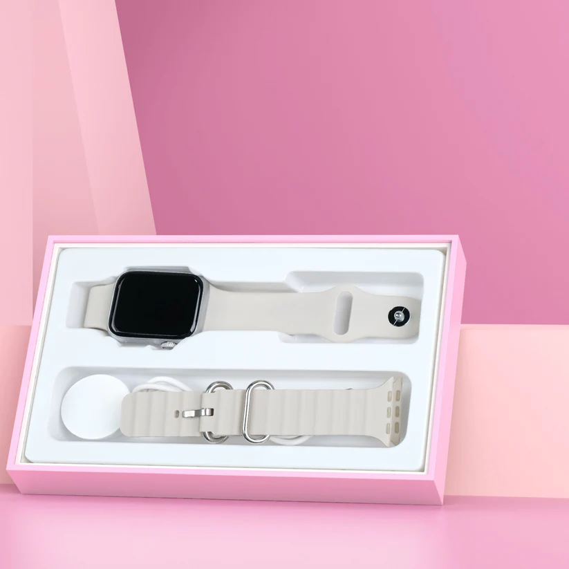 Modio MW09 Mini 36MM/Wireless charging/Strap lock with Space Aluminium Case_Silver