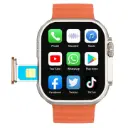 TK4 Ultra Android Smart Watch 4G Sim Card 49mm 