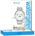 Telzeal WH-05 Waterproof Smart Watch With Max Screen 3 Pair Straps and Wireless Charging Designed for Mens and Boys