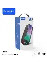 Haino Teko S88 Wireless Bluetooth Speaker With LED Light and Button Cotrol Black