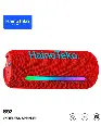 Haino Teko Germany S92 Portable Wireless Speaker With High Bass Sound Quality Multi Functional Button Cotrol and LED Light Red 