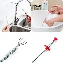 Drain Snake Drain Cleaner Sticks Clog Remover Cleaning Tools Spring Pipe Dredging Tools Household Hair Cleaner for Kitchen Sink, Bathroom Tub, Toilet 