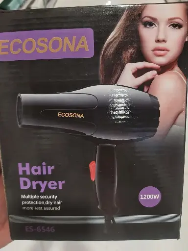 Ecosona Hair Dryer Assorted Color, ES-6546 