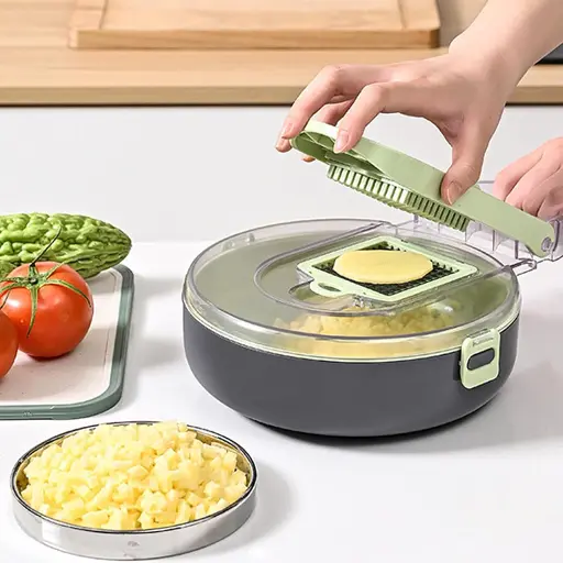 Vegetable Slicer - Onion Food Slicer Cutter Chopper,Kitchen Vegetable Slicer Dicer Cutter, Multifunctional Kitchen Gadgets for Onion, Cucumber, Potatoes Buniq 