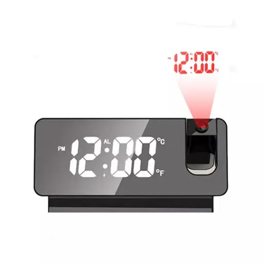 Digital Alarm Clock With Projection