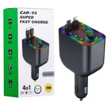 Car - Y4 FM 4 IN 1 120W Super Fast Charge