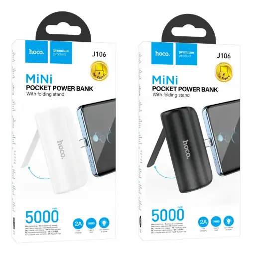 Hoco J106 Mini Pocket Power Bank – Type C