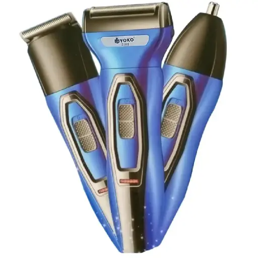 Yoko Z315 3 in 1 Hair Clipper and Trimmer Blue
