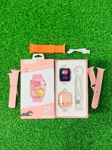 Wisme WS 82 Mini Ladies Smart Watch with Wireless Earbuds 