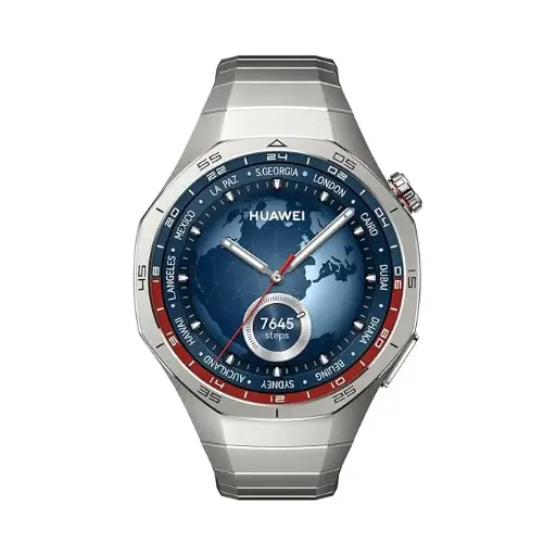Huawei Watch GT5 Pro 46 mm Smartwatch, Sharp-Edged Design, upto14 Days Battery Life, Pro-Level Sports Watch, iOS & Android Compatible, (Titanium) 
