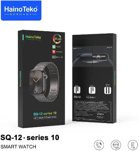 Haino Teko Germany RW-34 AMOLED Display Smart Watch with 3 Pair Strap For Men's and Boys
