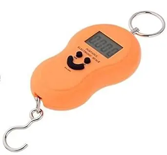 Portable Electronic Scale - Orange 