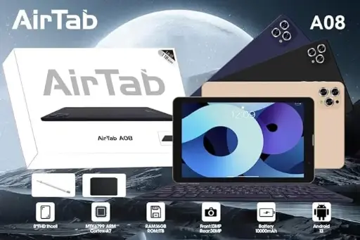 "Compact Powerhouse Redefined: Discover the AirTab AO8 with 16GB RAM, 1TB Storage, and 1-Year Warranty—The Ultimate Budget-Friendly Tablet Experience" 