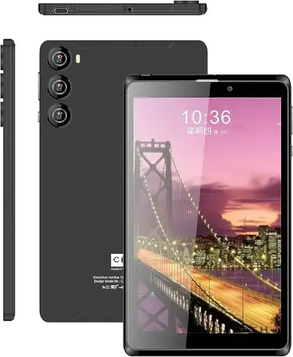 C idea Smart Tablet Android 8-Inch IPS Screen 5G LTE Single SIM WiFi,CM835 Kids Tab Zoom Supported Tablet PC with Pre-installed Tempered Glass and Flip Case Cover (Black) 