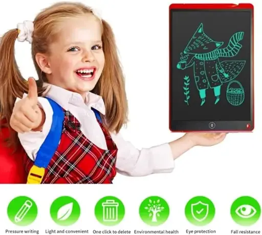 TOUCH LCD Writing Tablet 8.5 Inch, Erasable Reusable Writing Drawing Pad, Drawing Pads Learning Toys Gifts for Kids 3 4 5 6 Years Old 