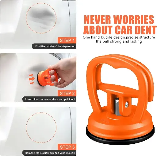 Dent Puller, 1 Pack Car Dent Puller Kit, Large and Small Suction Cup Dent Puller Kit for Car Dent Repair, for Glass Tile Mirror, Granite Lifting and Object Moving