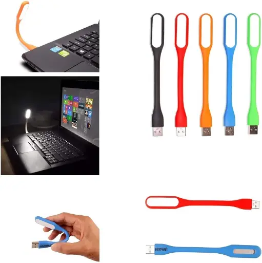 Flexible Mini USB LED Lamp Light Portable Night Light Compatible for Power Bank, Laptop, Notebook, Reading, Computer Keyboard USB Reading Light 
